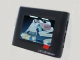 2.5寸液晶顯示器 車用野外調試用 內置可充電鋰電池 3.7v 1000mAH