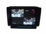 7寸DVR,7寸車(chē)載顯示器，7寸顯示器具錄像功能，四路分割顯示器，內(nèi)置DVR,最大支持32G,